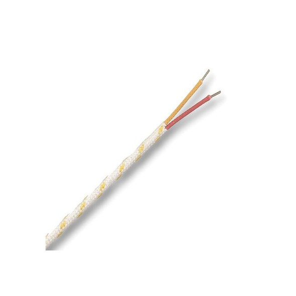Dayton ThermocoupleWire,TypeK,24AWG,White,100ft 806XV3