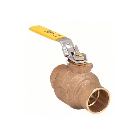 Apollo Valves 1-1/4" Sweat Bronze Ball Valve 2-Way 77C20627A