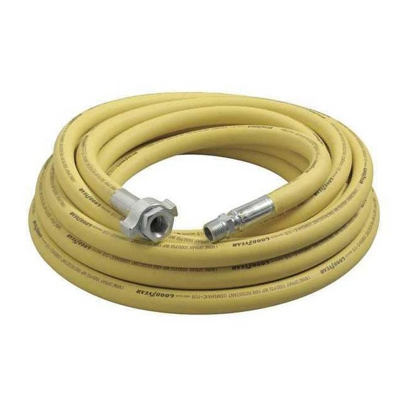 2" x 50 ft Nitrile Coupled Multipurpose Air Hose 1000 psi YL
