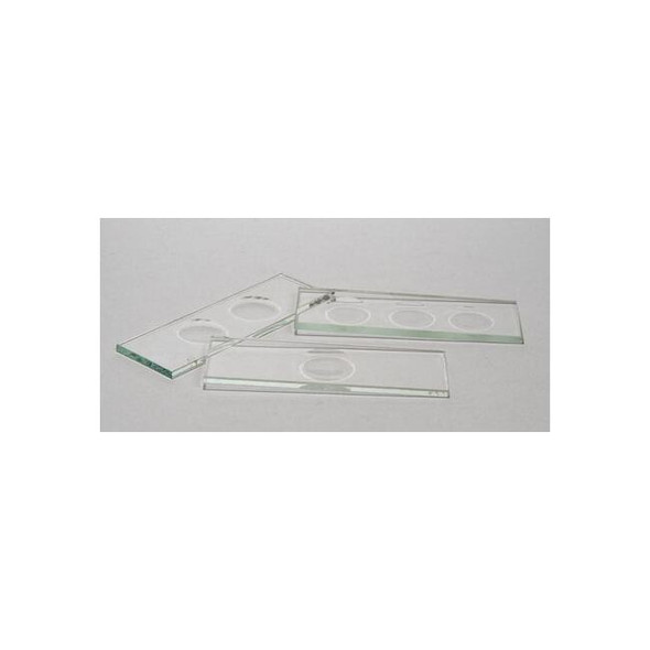 United Scientific Concavity Slides,Glass,Thick,1 Concav CSTK01 Pack of 2
