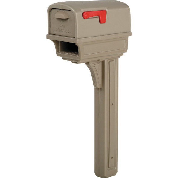 Gibraltar Gentry Mocha Mailbox & Post GGC1M00AM