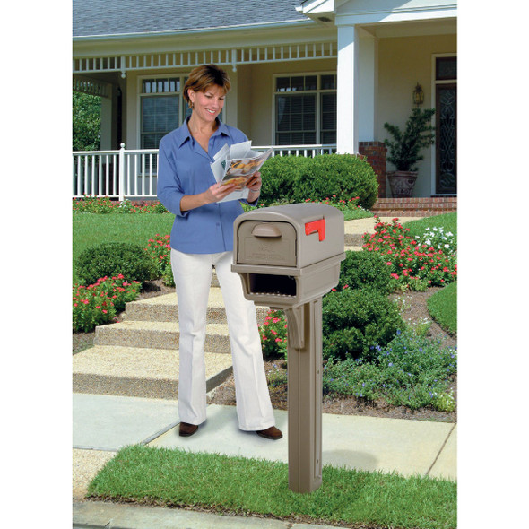 Gibraltar Gentry Mocha Mailbox & Post GGC1M00AM 208661