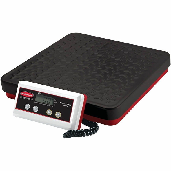Rubbermaid Commercial Digital Receiving Scale - 150 lb - Black - 1 Each