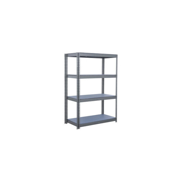 Global Industrial 4 Shelf Standard Duty Boltless Shelving Add On 48""W x 18""D x
