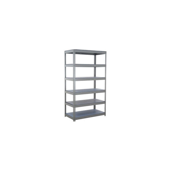 Global Industrial 6 Shelf Standard Duty Boltless Shelving Starter 48""W x 12""D