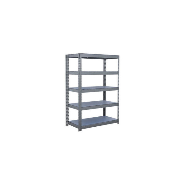 Global Industrial 5 Shelf Standard Duty Boltless Shelving Add On 48""W x 24""D x
