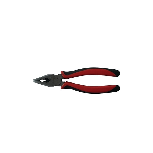 Solid Joint Lineman's Pliers, 7 in OAL, Matte Finish Cushion Grips Handles Pack of 6