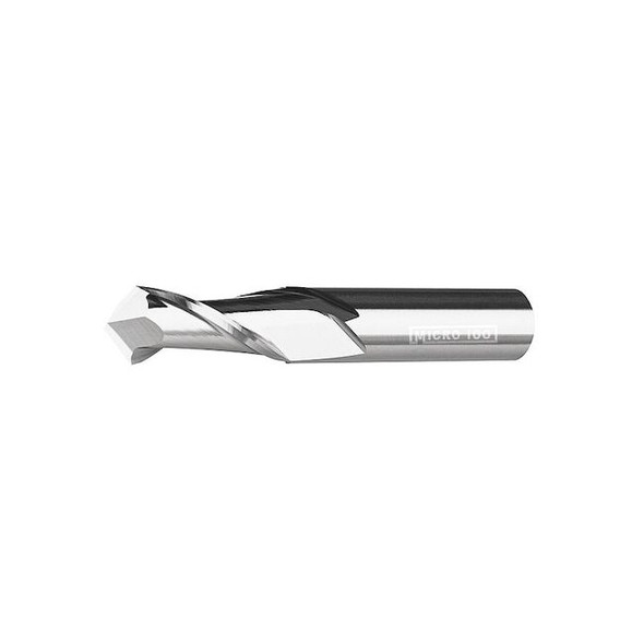Micro 100 Carb End Mill,3/8 In,2FL,CC,AlTiN Coat DM-375-290X