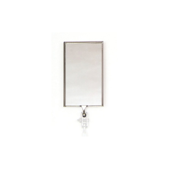 Inspection Mirror Head Assembly, Rectangular, 2-1/8 in W x 3-1/2 in L