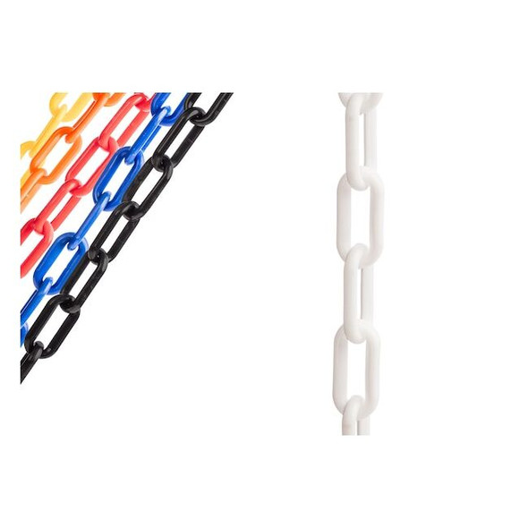Us Weight Sun Shield White Plastic Chain By Us,2" U2351WHT