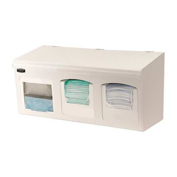 Bowman Dispensers Face Mask Dispenser,White,Plastic FM001-0213