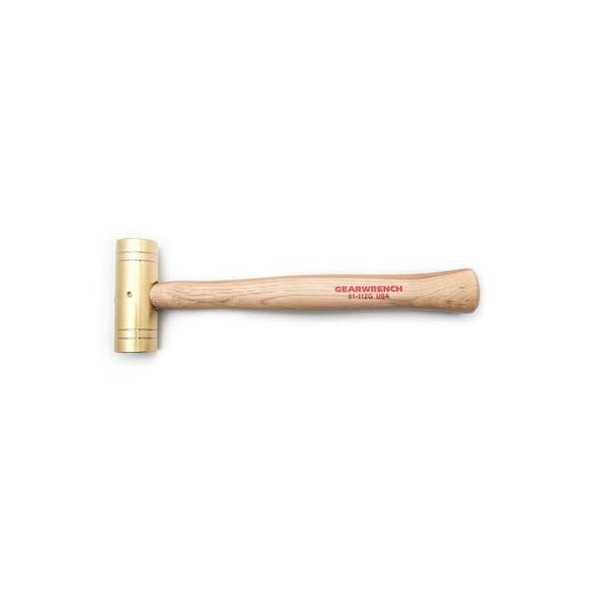 Gearwrench 2 lb. Brass Hammer with Hickory Handle 81-112G