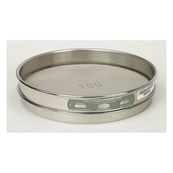 Advantech Sieve, No 100, S/S, 8 In, Half Ht 100SS8H