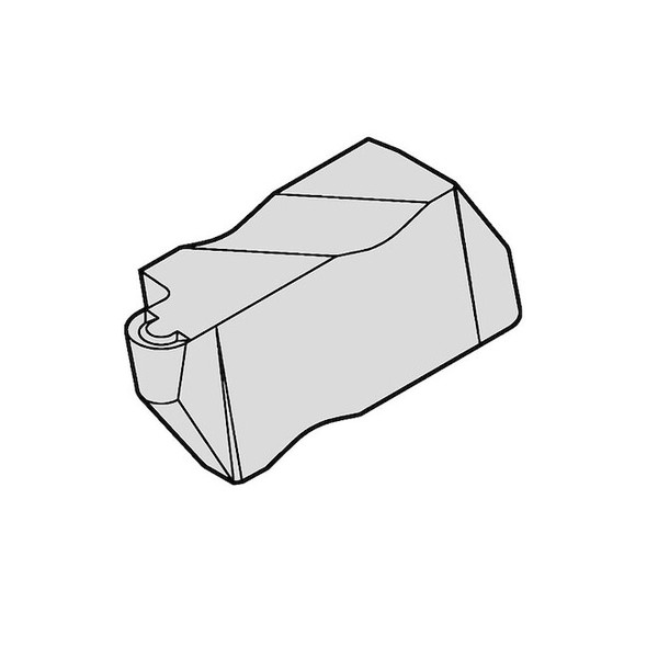 Widia Grooving/Parting Insert,NR-K,Carbide 3607222 Pack of 5