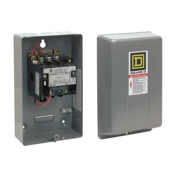Square D 120VAC Non-Reversing Magnetic Contactor 3P 27A NEMA 1 8502SCG2V02S