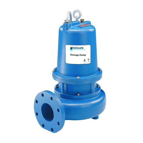 Goulds 5 HP 3" Manual Submersible Sewage Pump 230V WS5032D3