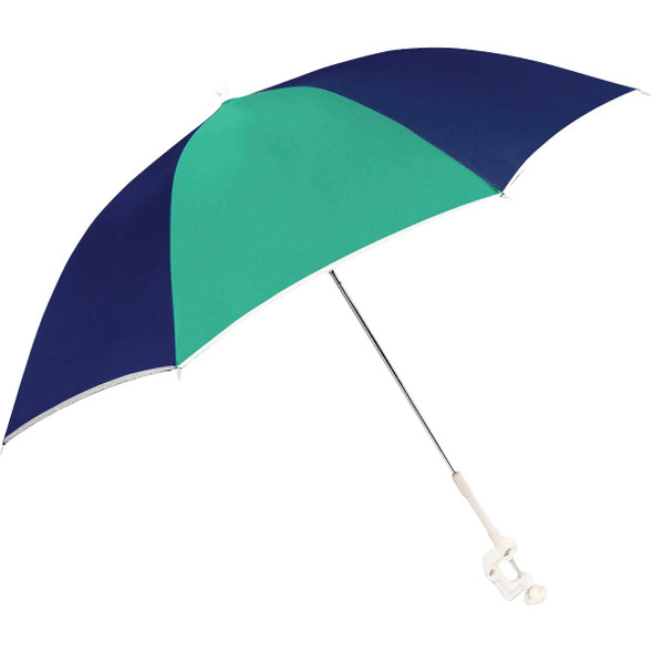 Carribean Joe 48 In. Clamp On Beach Umbrella with UPF 50+ Protection CJ48-TL/NVY