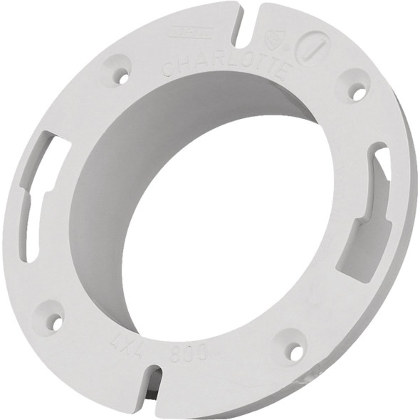 Charlotte Pipe 4 In. x 4 In. Closet Flange PVC 00800  0800HA