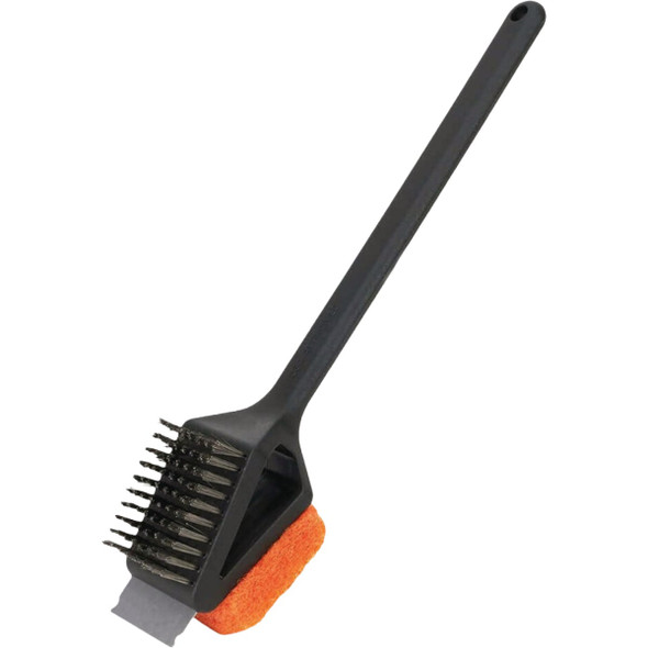 Mr. Bar-B-Q Long Handle Dual Head Grill Brush 60320Y