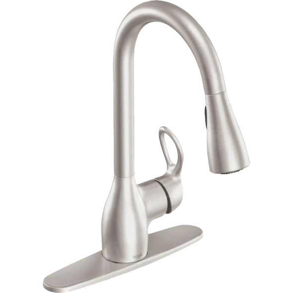 Moen Stainless Steel Kitchen Faucet With Pull-Down Spray CA87011SRS