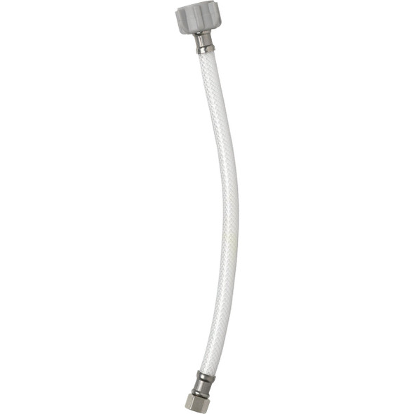 Homewerks 3/8 In. OD X 7/8 In. BC X 16 In. Poly Vinyl Toilet Supply Line