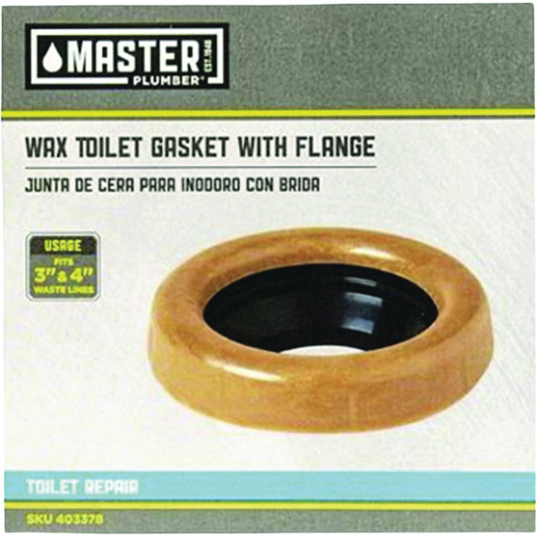 Master Plumber No. 1 No-Seep Wax Toilet Gasket 1010