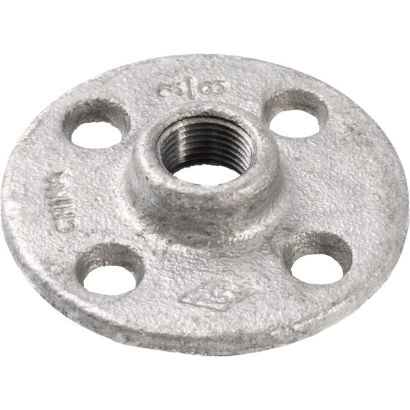 Southland 3/8 In. Galvanized Malleable Iron Floor Flange Fitting 511-602HP