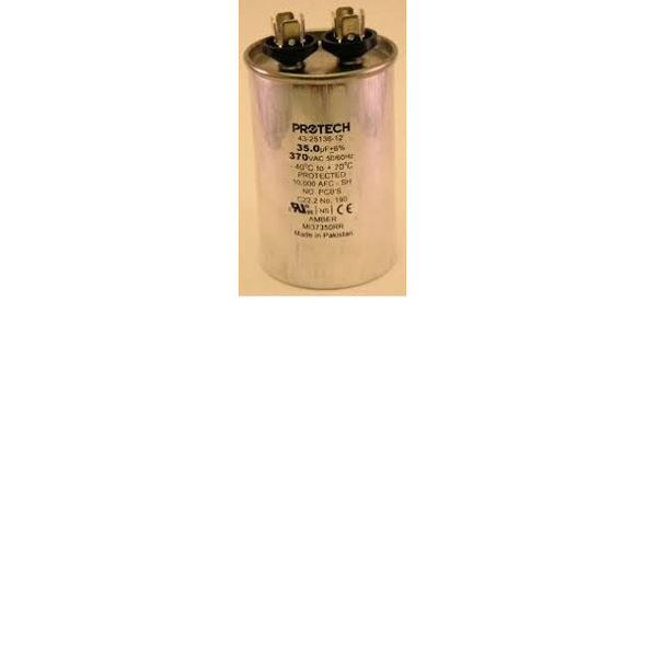 Rheem Furnace Parts Condensing Unit Single Capacitor 43-25136-12