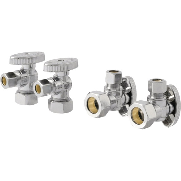 SHARKBITE 4pk 1/2"x3/8" Ang Valve COMPA1238Z4