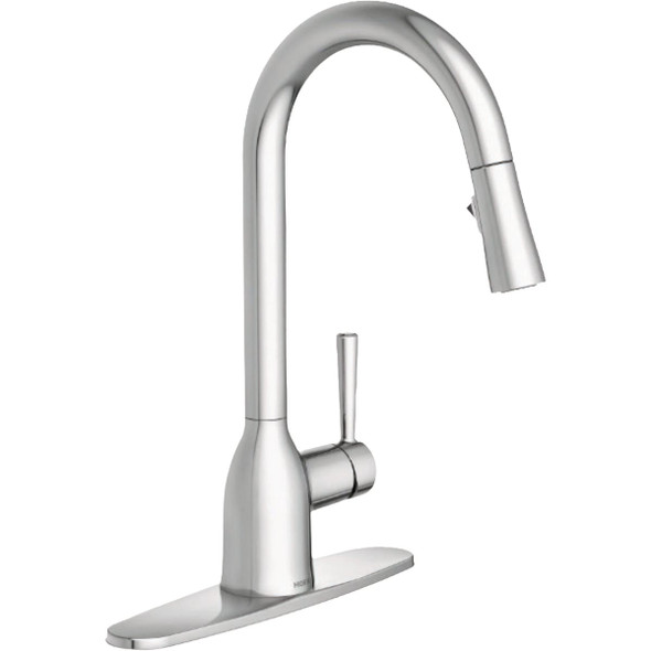 Moen Adler Chrome Single-Handle High-Arc Kitchen Faucet 87233