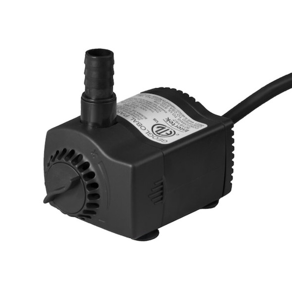 Pond Boss Fountain Pump,ABS,1-64HP,2 psi,LED Light 52768