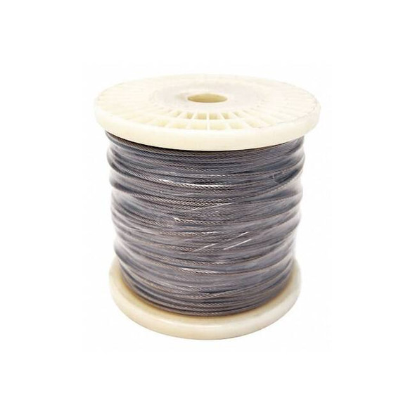 Bird Barrier Netting Perimeter Cable,500ft W,1/8 in H nc-s500