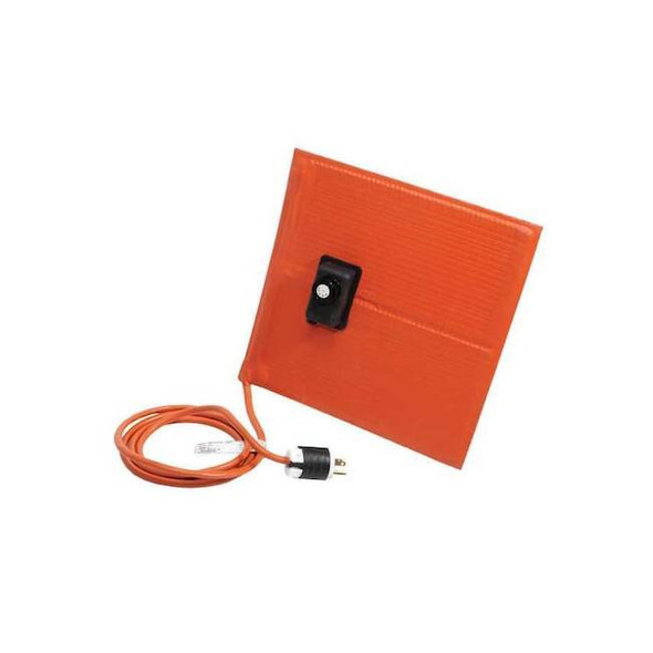 Heating Blanket, Silicone Rubber, 120V, 720W, 12"W x 24"L, w/ Plug