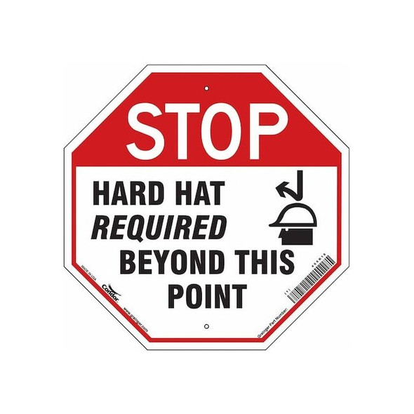 Condor Safety Sign,Personal Protection,18" H, 466K16 466K16