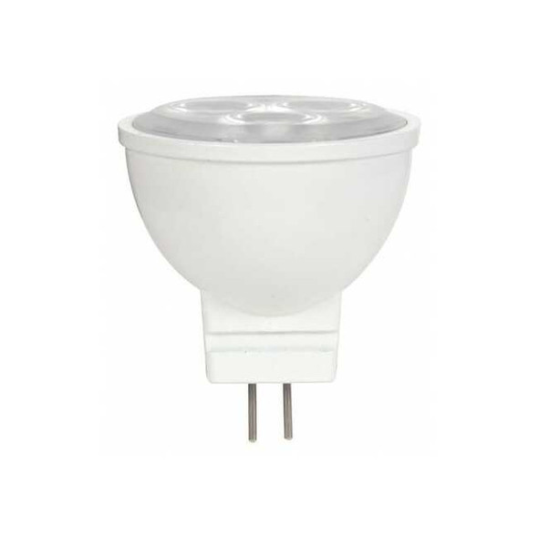 Satco 3W LED MR11 3000K 25' beam 25000 Hours 210Ls GU4 12V S9281
