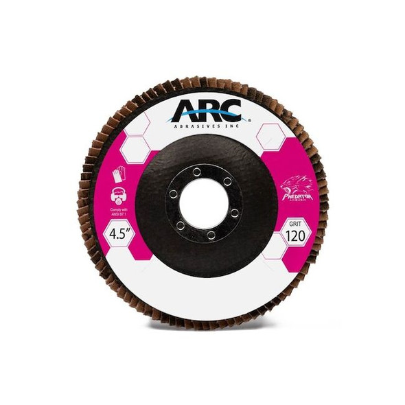 Arc Abrasives Flap Disc,Coated,Ceramic 75-10827FF Pack of 10