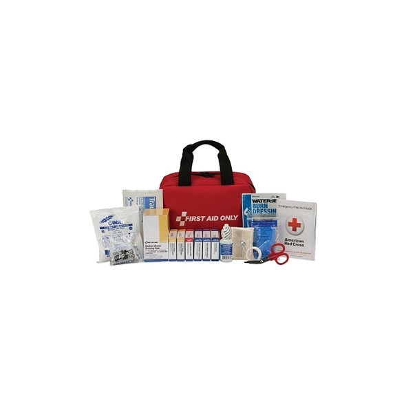 Bulk Fabric First Aid Kit, 25 Person, Fabric Case, Carry Handle