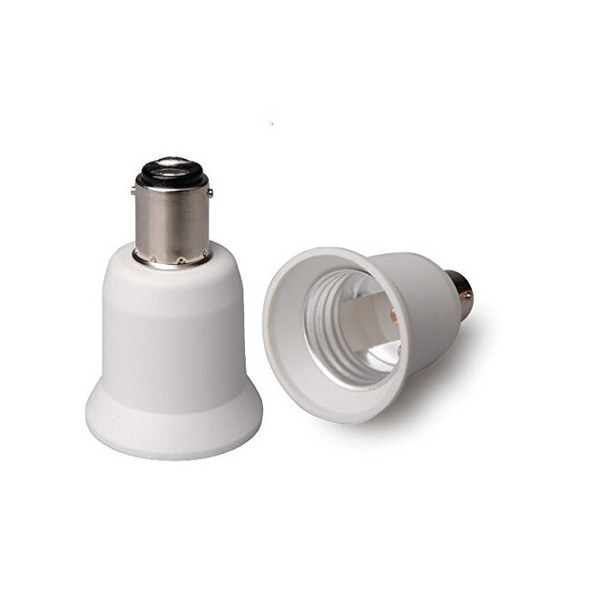 BA15d Bayonet Base Adapter to E26 Medium Base
