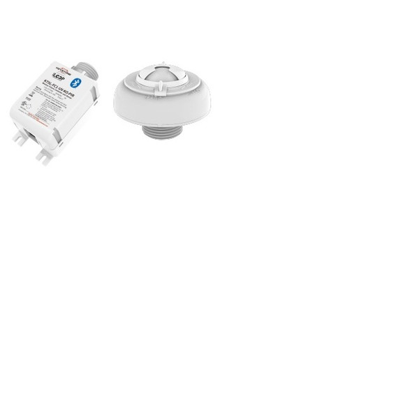 Keystone KTSL-FC1-UV-KO-PIR Bluetooth Mesh Wireless Fixture Controller with Remote Mount Daylight/PIR Motion Sensor