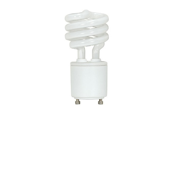 Satco S8203 13T2/GU24/2700K/120V/1PK 13W CFL Spiral GU24 Base 120V Case/12