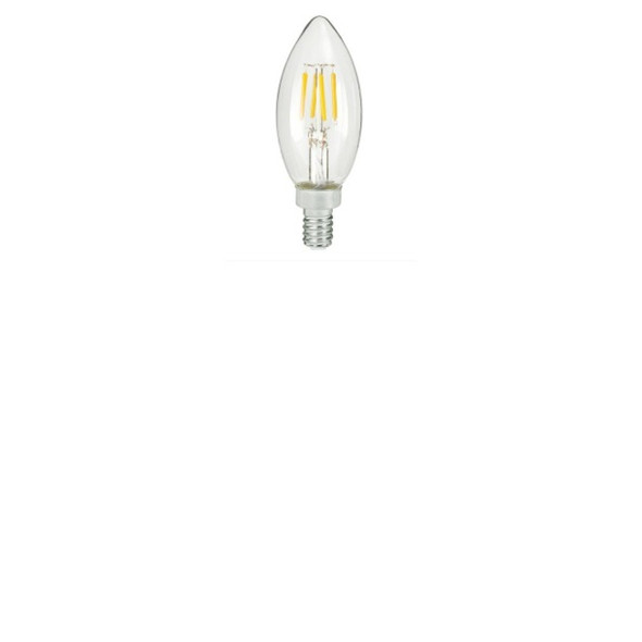 TCP FB11D4018E12C Dimmable LED B10 4W Clear Antique Filament E12 Bulb 1800K