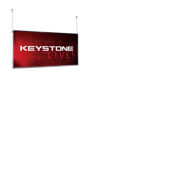 Keystone KT-SCLED100-24A-DS-865-B Pre-Fabricated Portable Double-Sided LED Sign Cabinet
