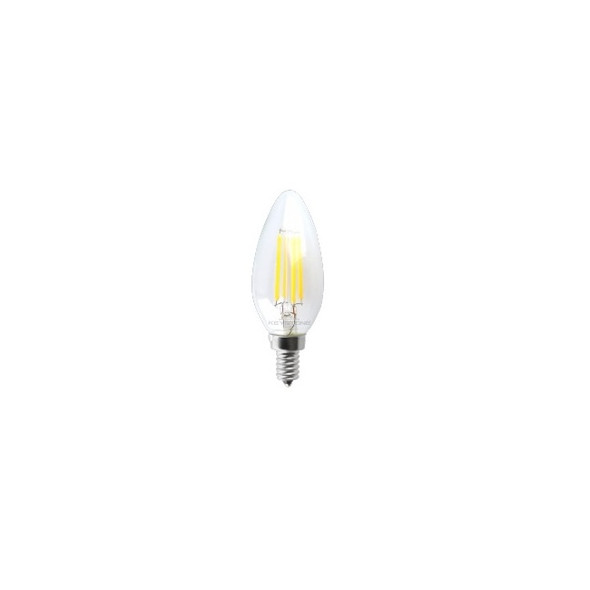 Keystone KT-LED4.5FB11-E12-927-C Clear LED Straight Tip B11 E12 Filament 2700K 90 CRI
