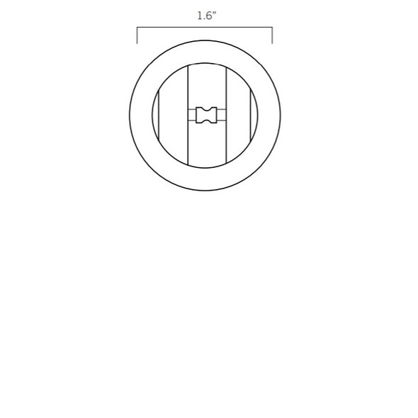 Keystone KT-SOCKET-RDC-SE-SIGN-1 Stationary R17D HO Socket Female End