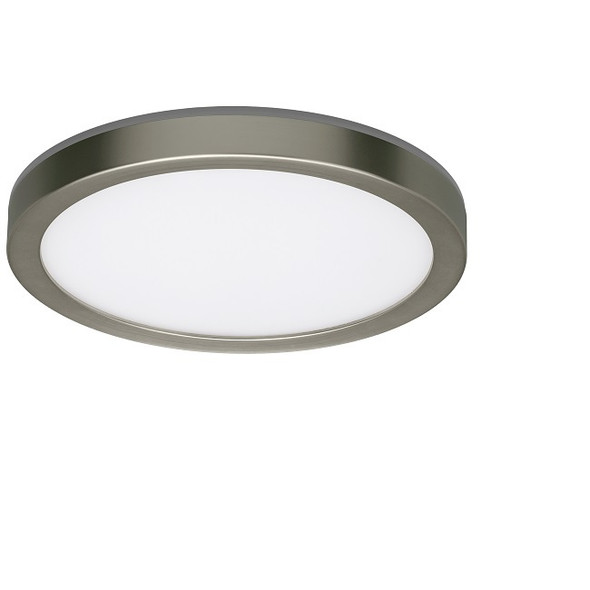 ETI 56568116 7.5" Twist-Fit Ceiling Light Integrated Nightlight 12W Brushed Nickel Finish