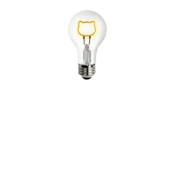 TCP FSA19CATBD LED A19 Filament Cat Shape Base-Down 120V