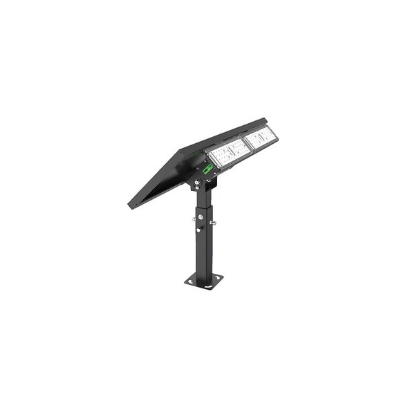 Light Efficient Design Solera Solar LED Flood SL-SFL-20W-40K-BK-G2 20W 4000K