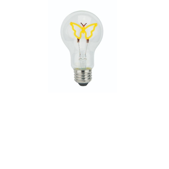 TCP FSA19BUTTERFLYBD LED A19 Filament Butterfly Shape Base-Down 120V