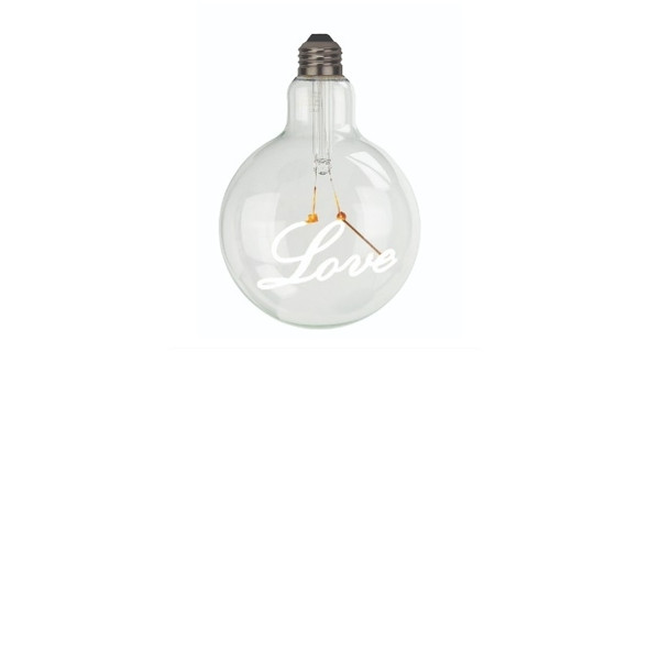 TCP FSG40LOVEBU LED G40 Globe Love Shape Base-Up Yellow E26 120V