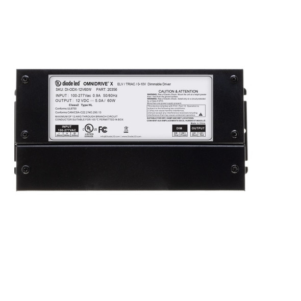 Diode LED DI-ODX-12V30W OmniDrive X Dimmable Tape Light Driver 12V 30W